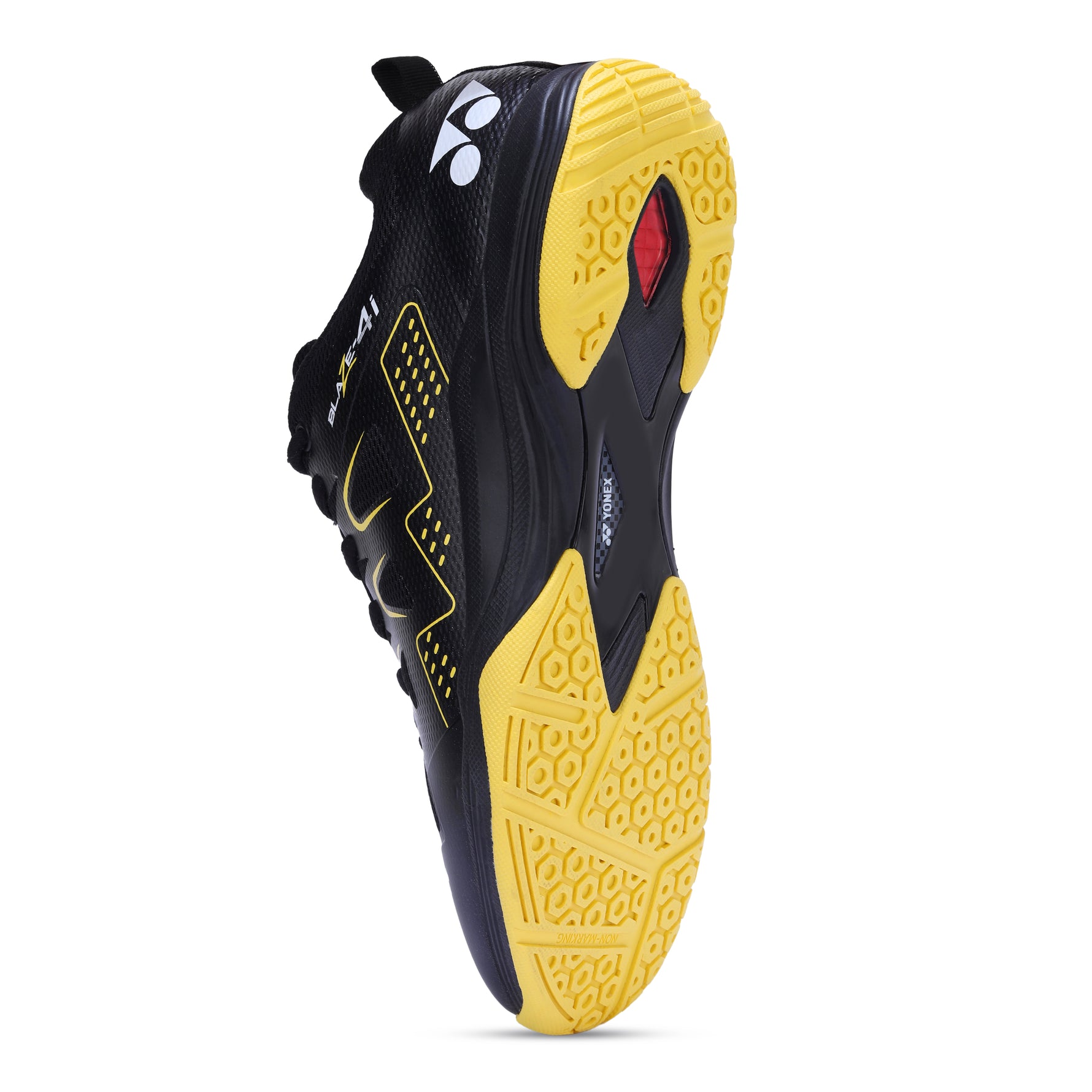 yonex blaze 4i grip shoes black gold

