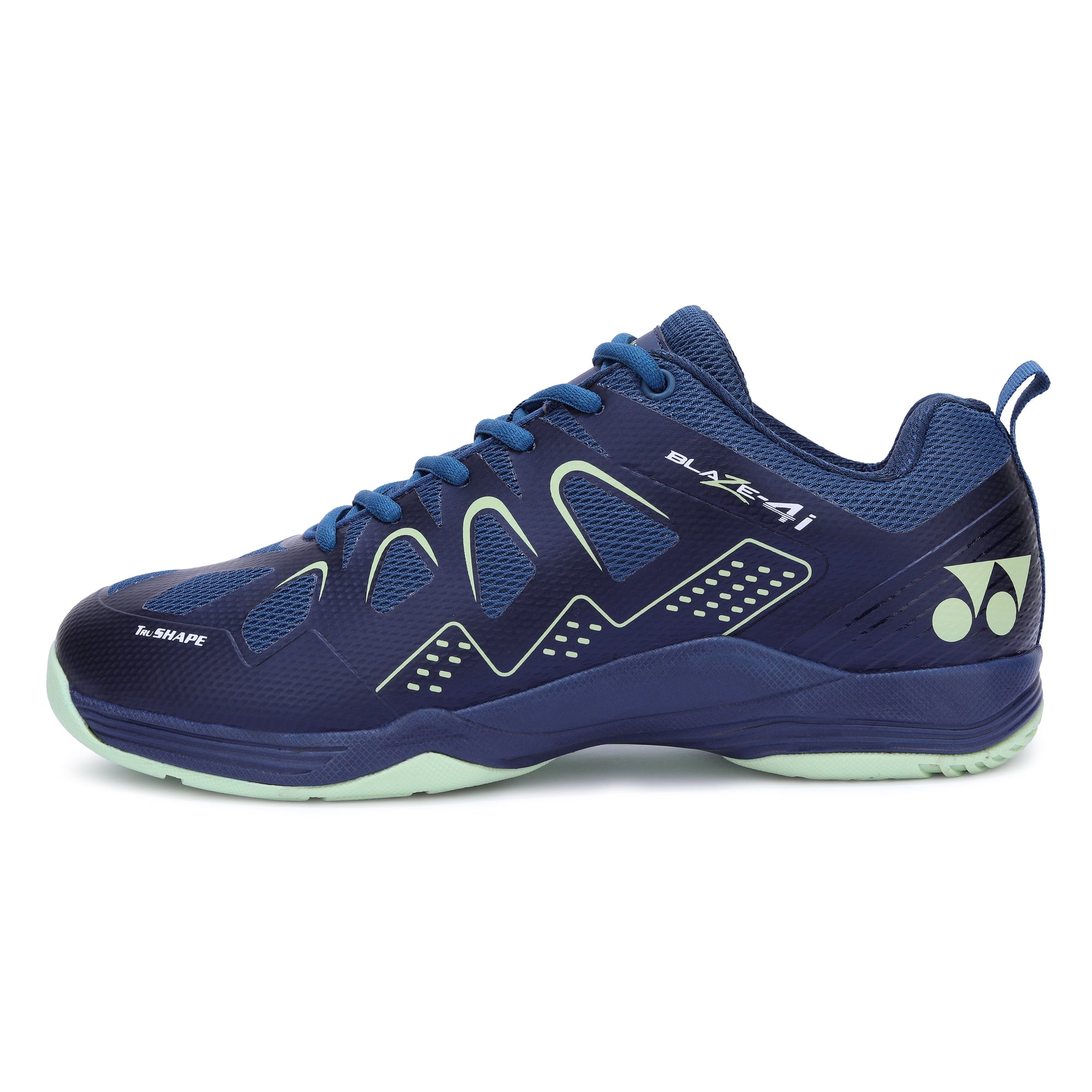 yonex blaze 4i cyan lime badmintn court shoes

