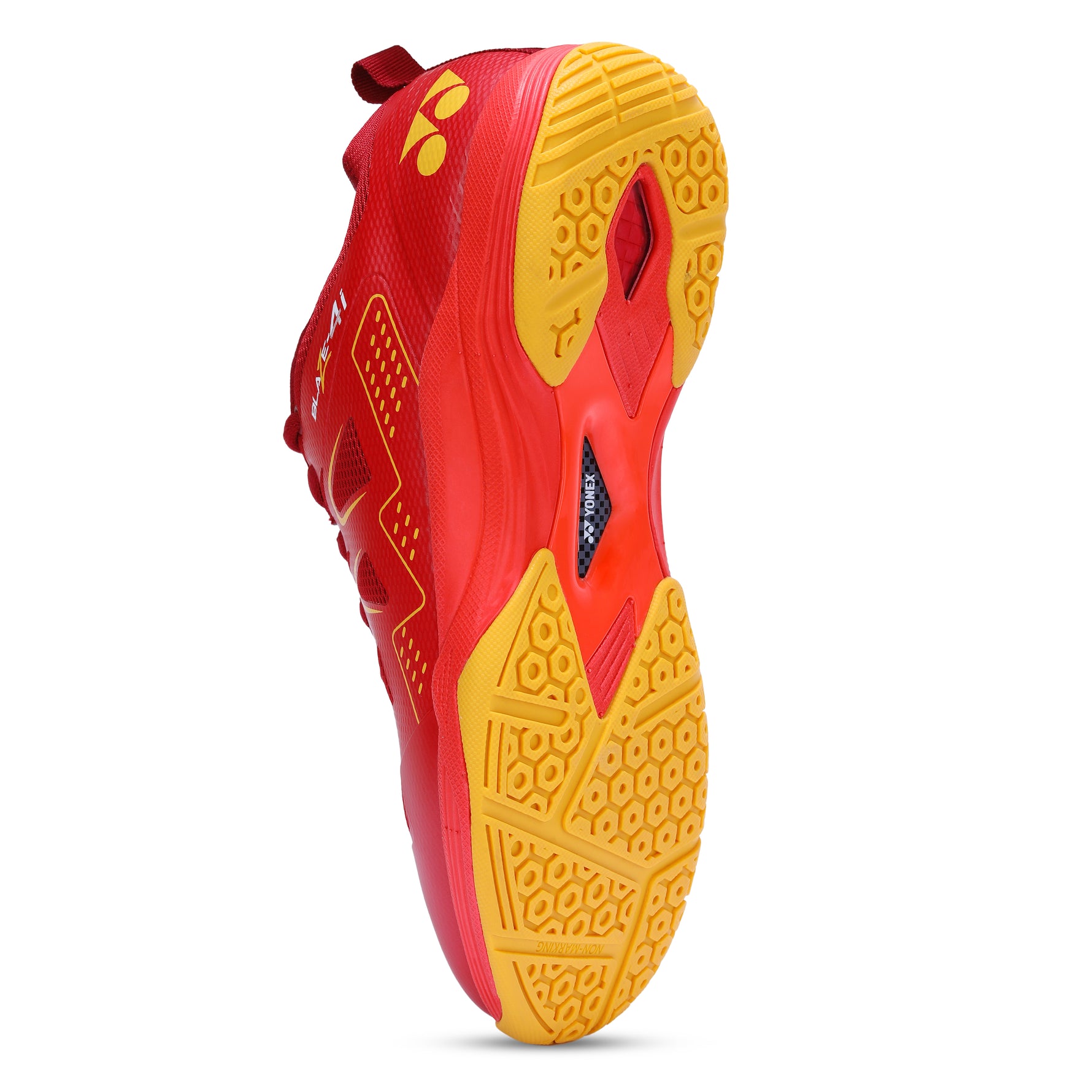 yonex blaze 4i badminton footwear red yellow

