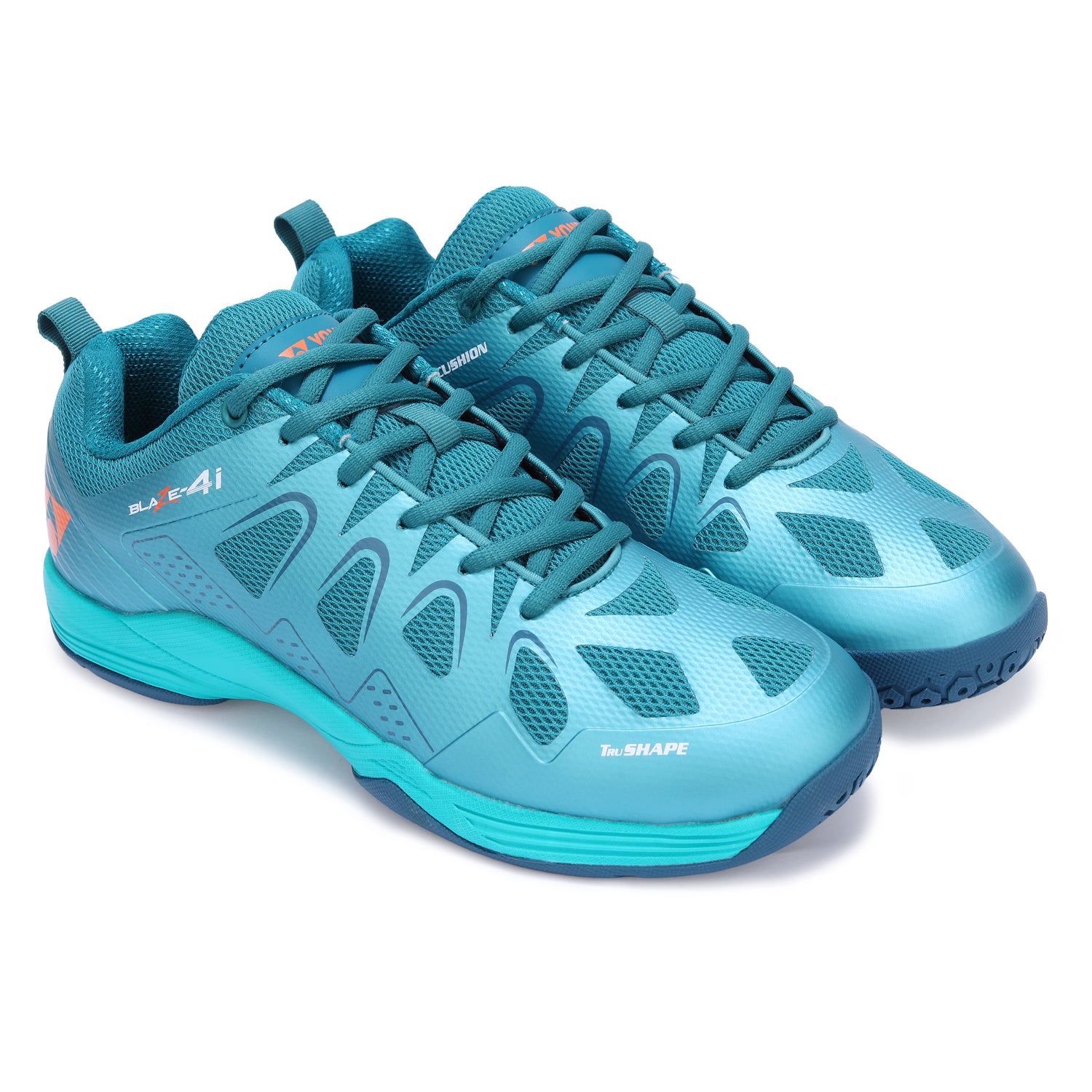 yonex blaze 4i green orange badmintn court shoes

