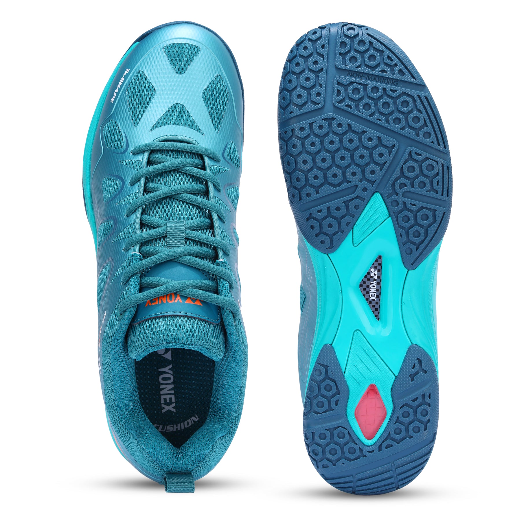 yonex blaze 4i badminton footwear green orange

