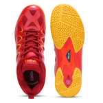 yonex blaze 4i non marking shoes red yellow

