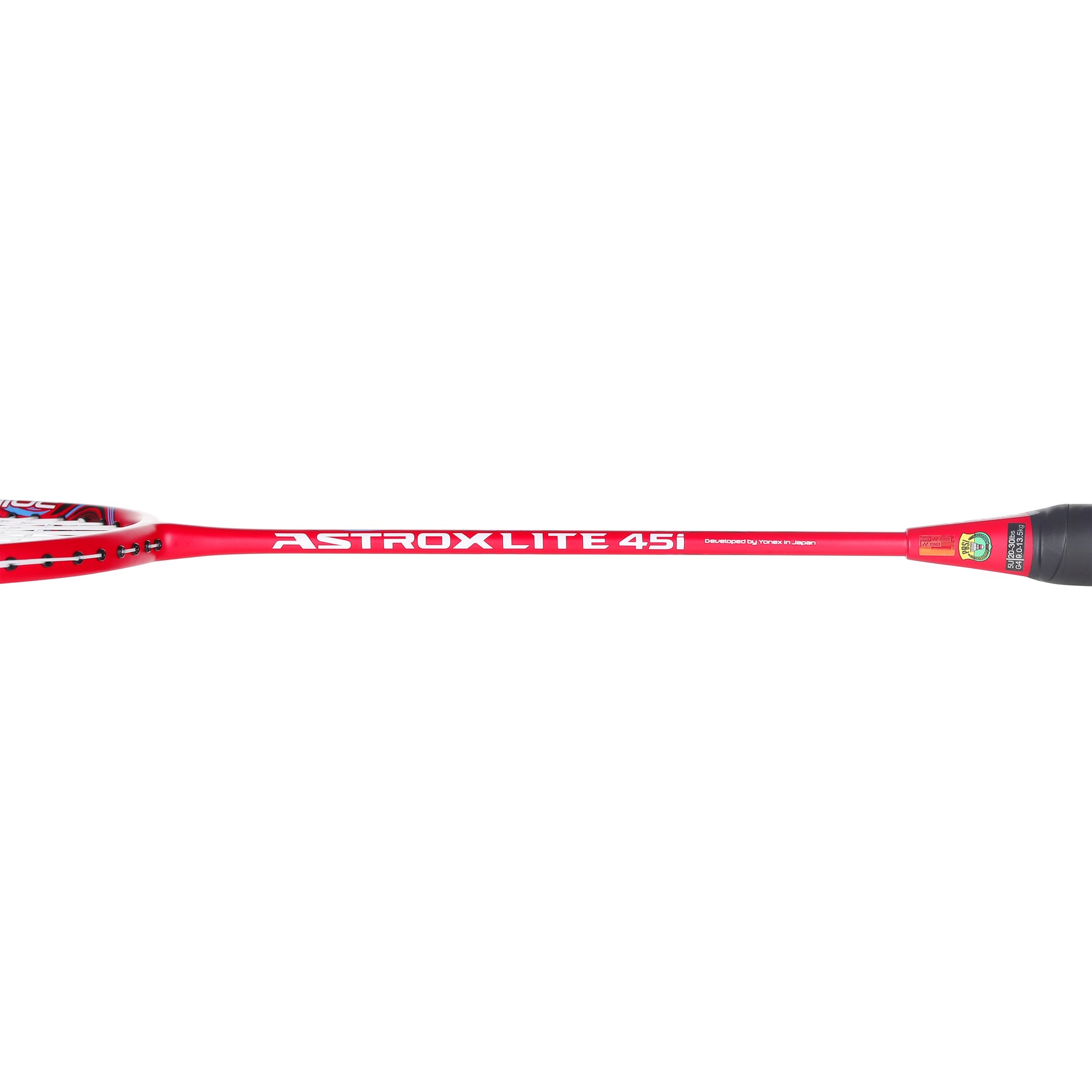 yonex astrox lite 45i head heavy raquet red


