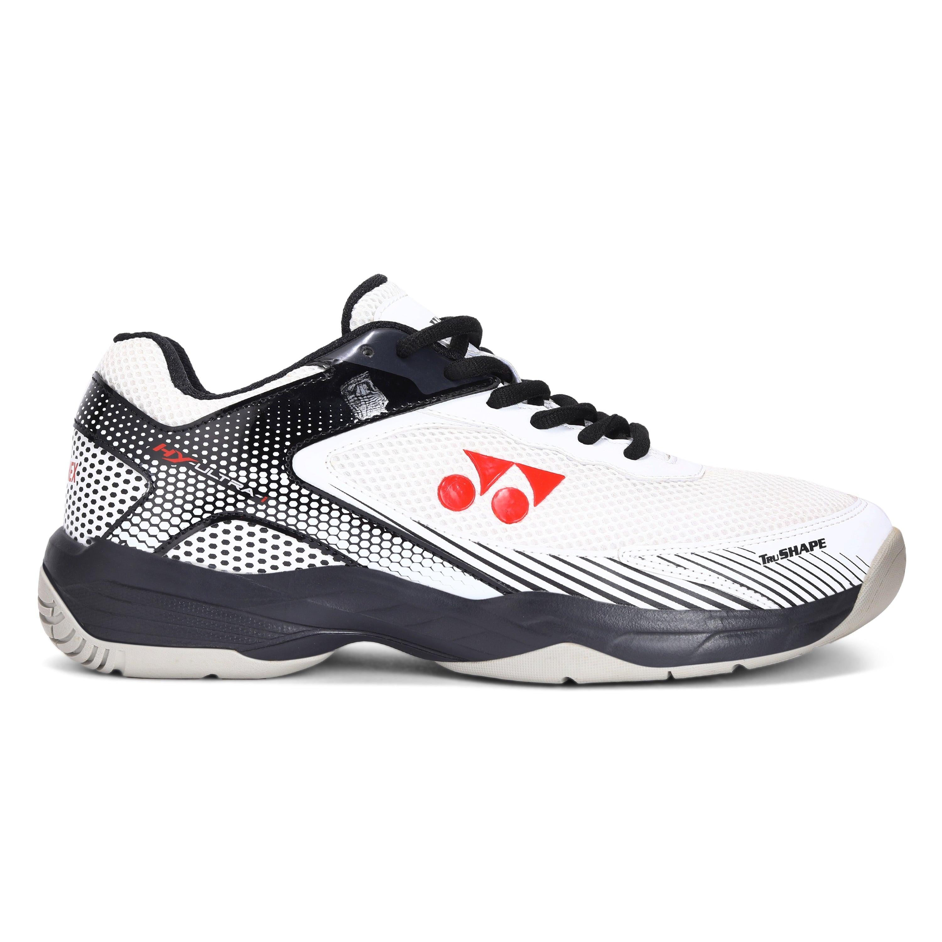 Yonex HY-Ultra I Badminton Shoe | White/Black.