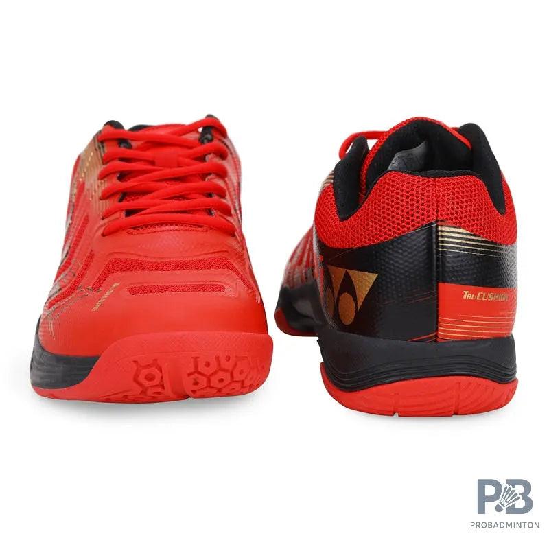 Yonex Blaze 2i Badminton Shoes | Red/Black/Gold.
