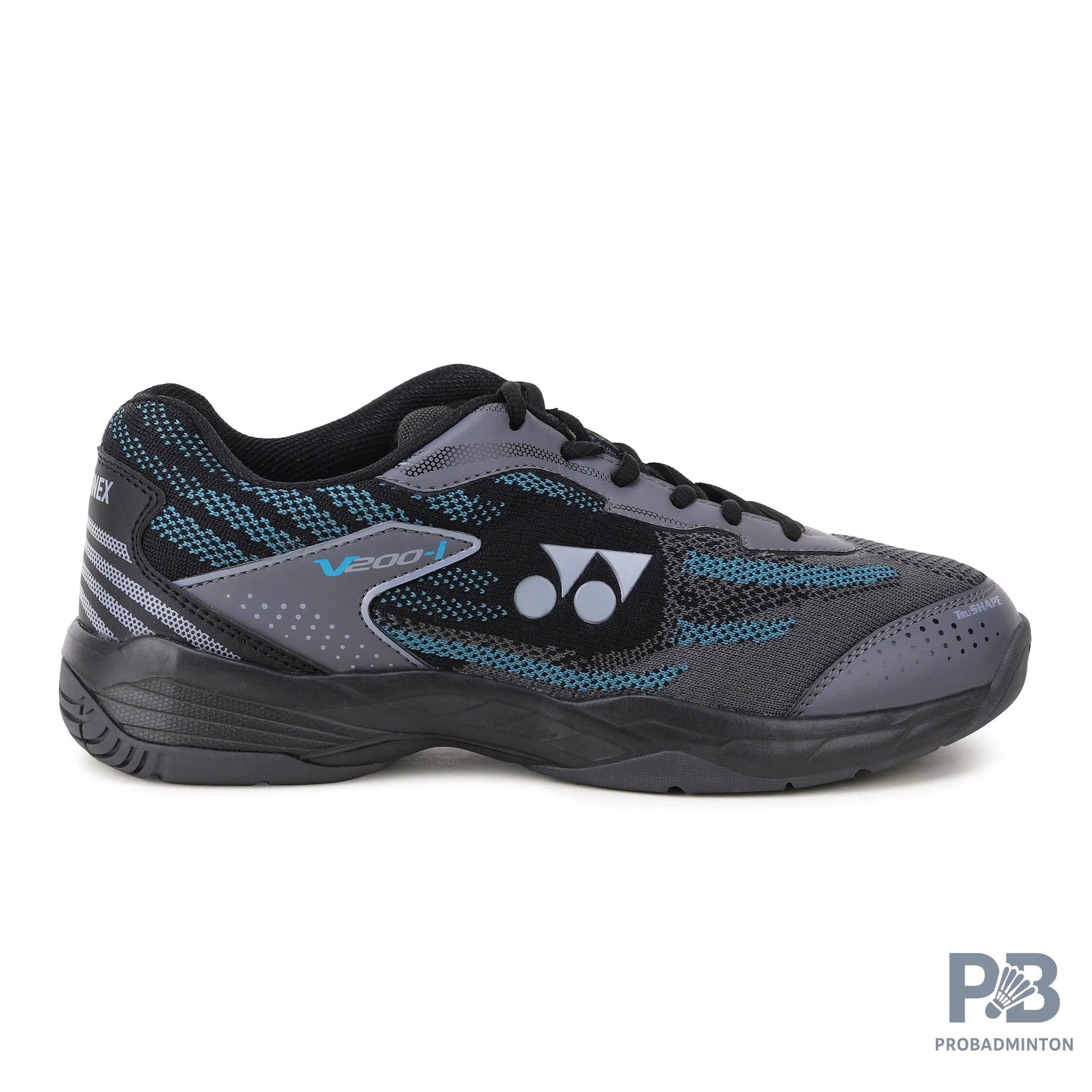 Yonex V 200i Badminton Shoe | Cyan Black.
