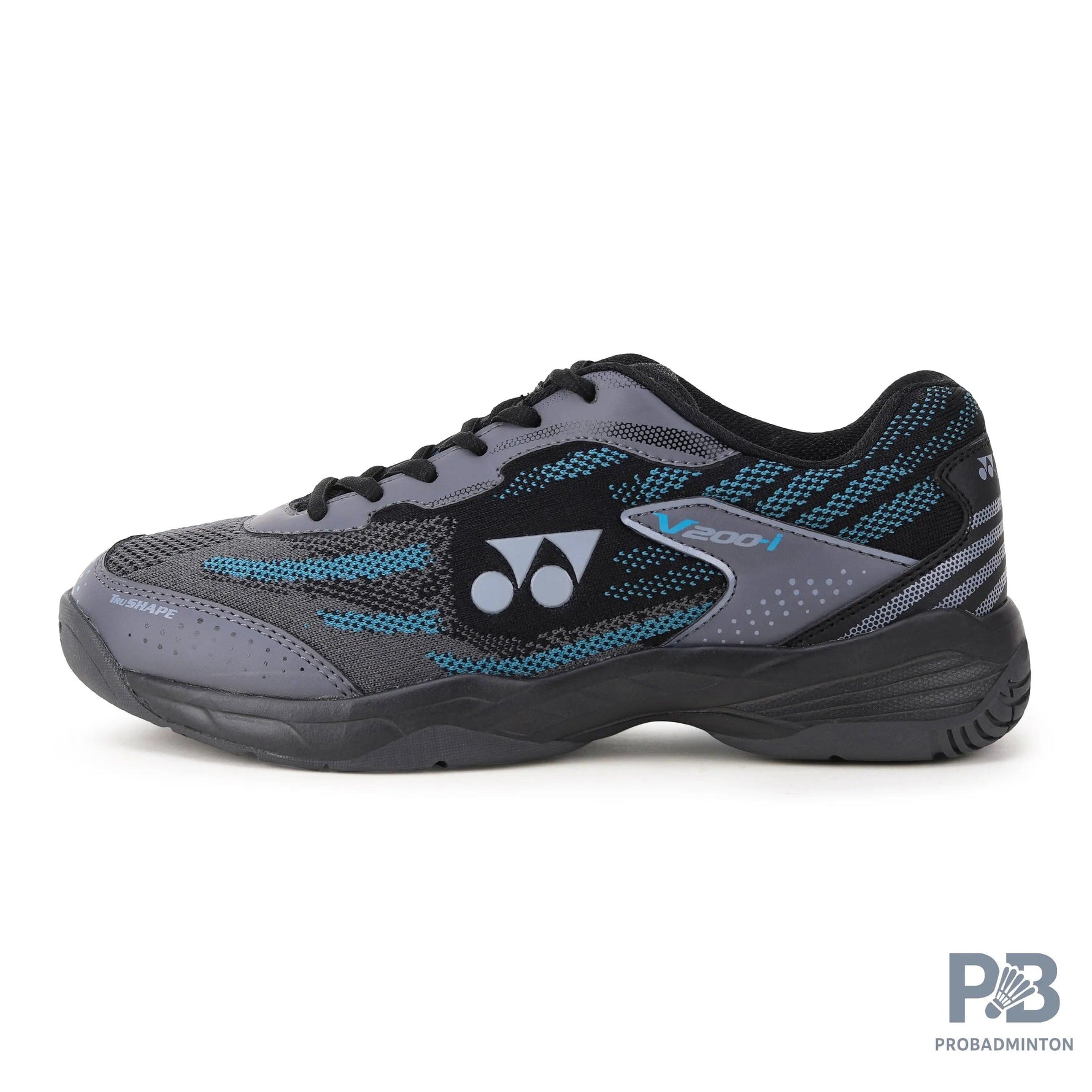 Yonex V 200i Badminton Shoe | Cyan Black.