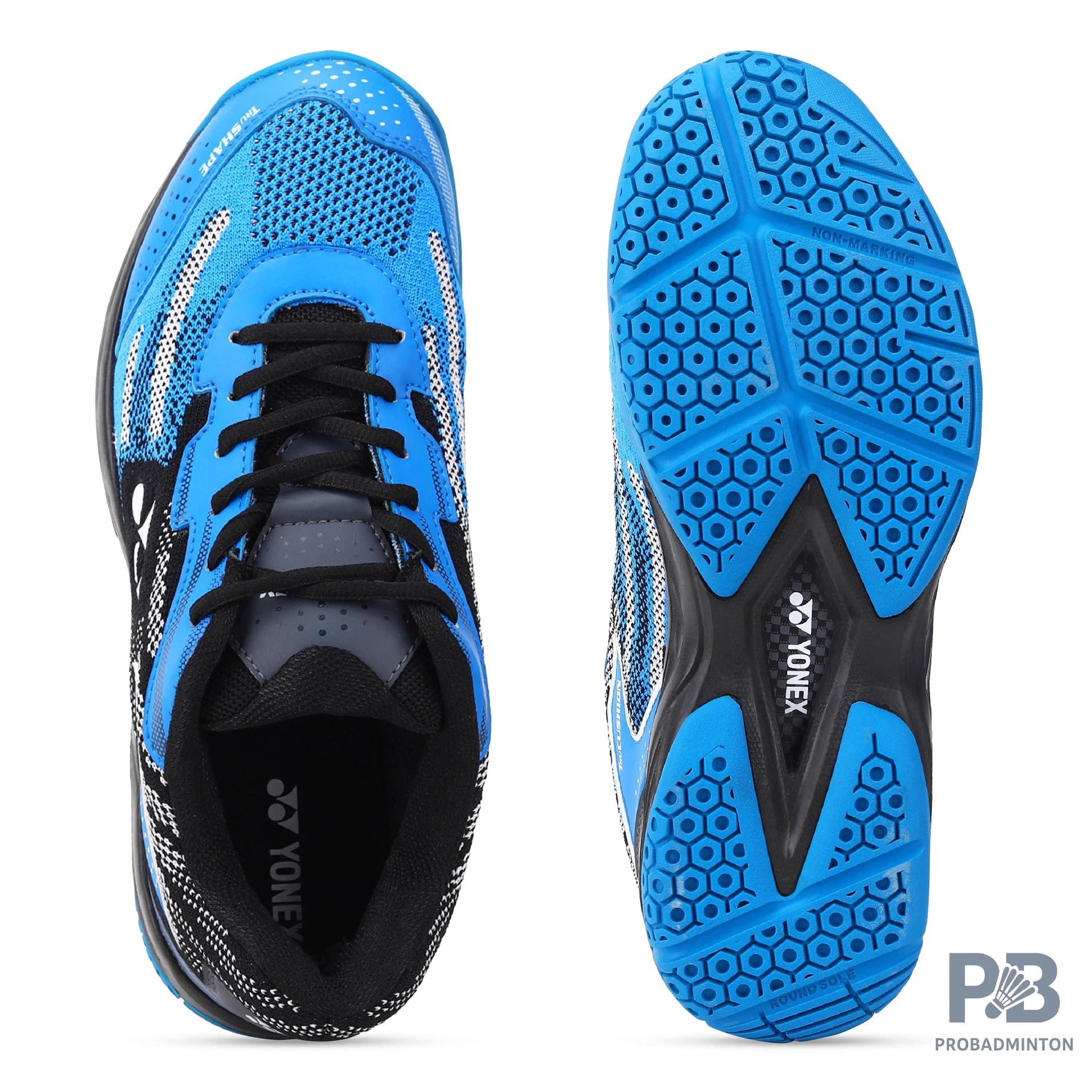 Yonex V 200i Badminton Shoe | Hyper Royal/ Slate Black.
