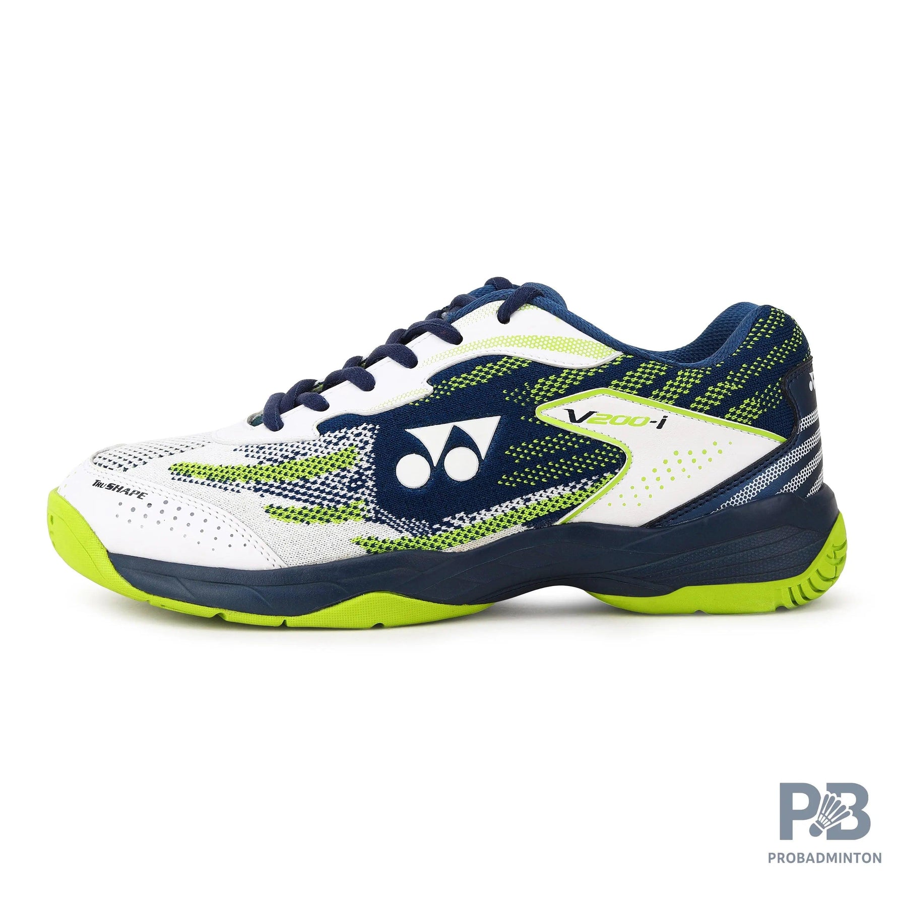 Yonex V 200i Badminton Shoe | White Deep Ocean.