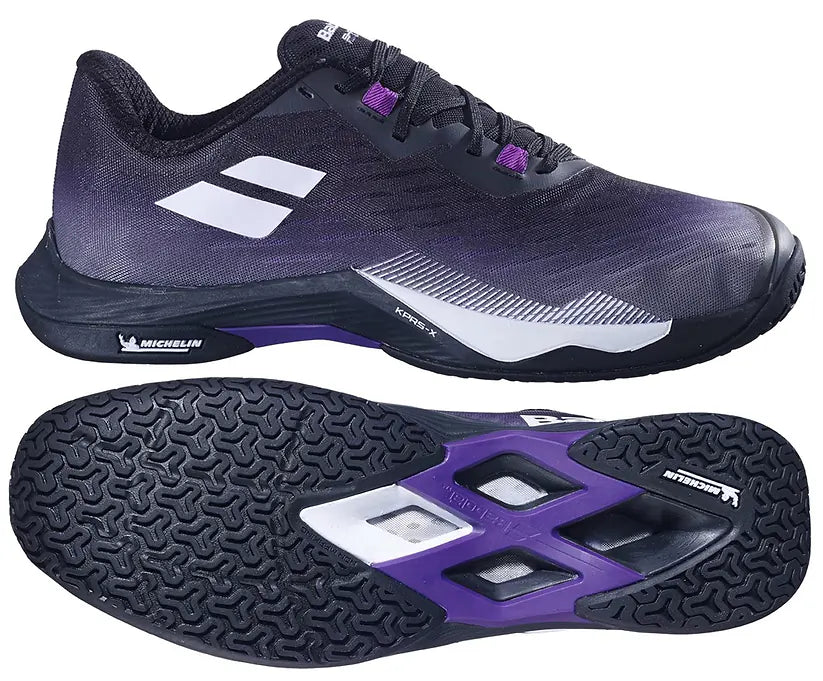 Babolat Shadow Tour 5 Badminton Shoes Black/Purple – Professional Indoor Court Shoes | Buy Online at Probadminton.in.