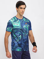 yonex 2966 moistyur wikking fabrik navy peony

