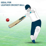 GM Neon Maestro Kashmir Willow Cricket Bat – Full Size, Lightweight, Advanced Grip, Men’s Leather Ball Bat.