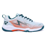 yonex dominant6i badmnton shuz mineral grey fluoreshent yelow

