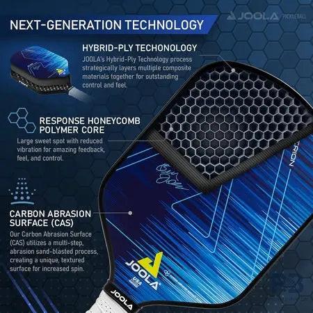 Joola Ben Johns Hyperion CAS 16mm Pickleball Paddle.