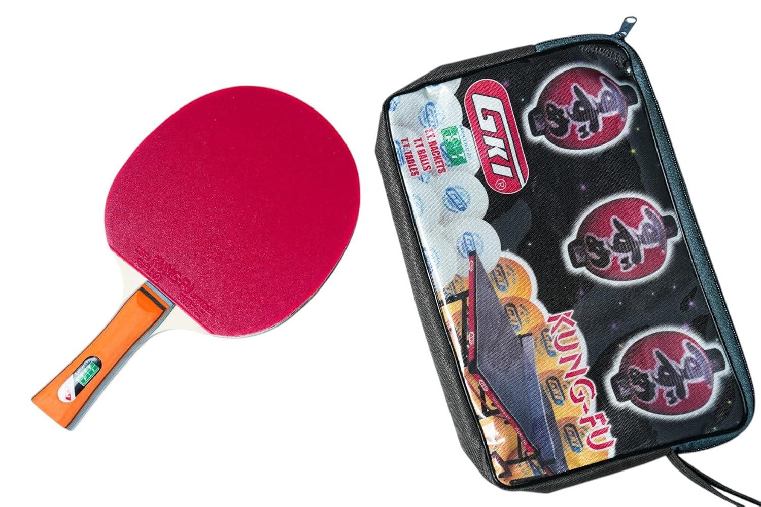 GKI Kung Fu Table Tennis Racquet | Professional Bat with High Control & Spin – probadminton.in.