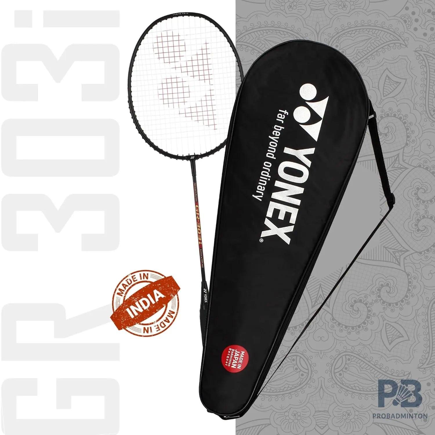 "Yonex GR303i Badminton Racket – 3U/G4 | Ideal for Beginners | ProBadminton.in" (In 5 Different colors).