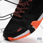 Li-Ning Saga Lite 6 Badminton Shoes (Black/Orange).