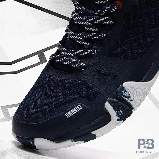 Li-Ning Saga Lite 6 Badminton Shoes (Navy/White).