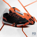 Li-Ning Saga Lite 6 Badminton Shoes (Black/Orange).