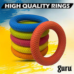 Guru Sponge Filled Dotted Rubber Tennikoit Ring – Lightweight Plastic Sport Ring | ProBadminton.in.