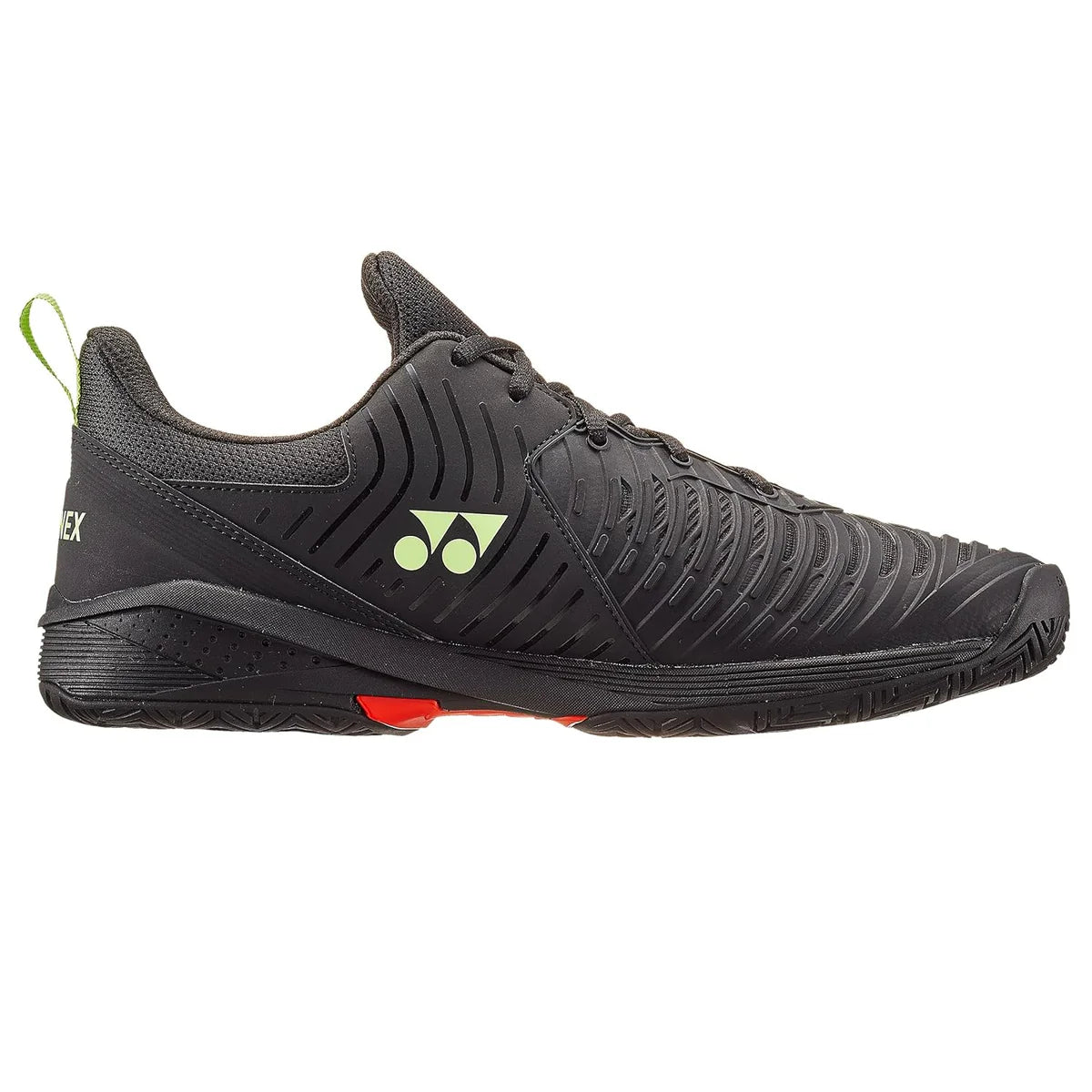 Yonex Sonicage 3 Power Cushion Tennis Shoes – Black Lime | Lightweight Speed & Comfort | ProBadminton.in.