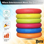 Guru Sponge Filled Dotted Rubber Tennikoit Ring – Lightweight Plastic Sport Ring | ProBadminton.in.