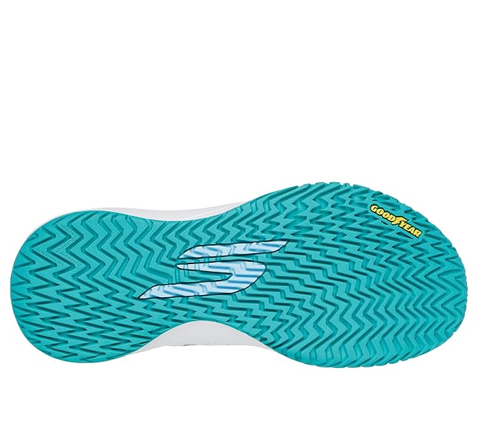 Skechers Viper Court Rally White Blue outsole close up