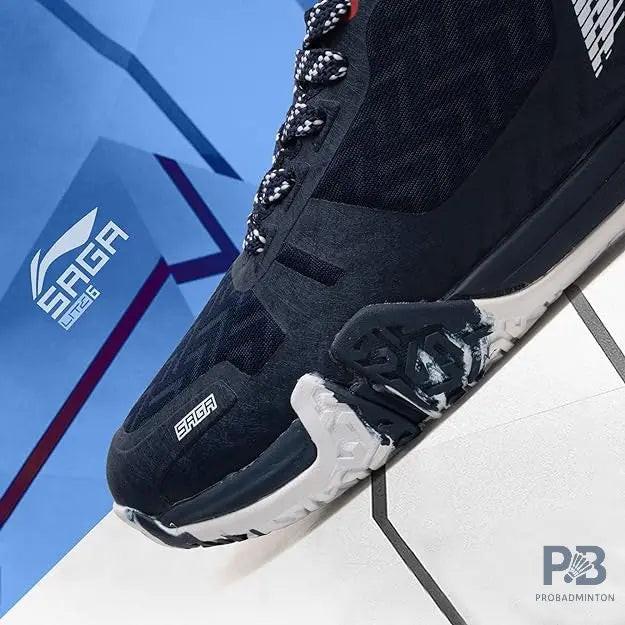 Li-Ning Saga Lite 6 Badminton Shoes (Navy/White).