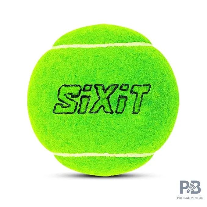 Sixit Lite Cricket Tennis Ball – Pack of 6 & 5 Dozen (60 Balls) | Durable, Lightweight Green Rubber Balls for Indoor/Outdoor Matches | Best Price in India.