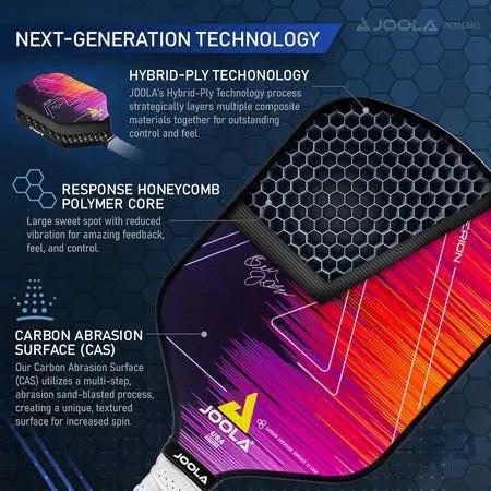 Ben Johns Hyperion CAS 13.5mm Pickleball Paddle.