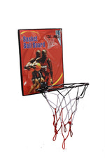 Ten Star Basketball Board with Ring and Net – Wall Mount, Powder-Coated Frame for Indoor & Outdoor.