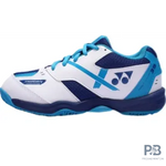 YONEX POWER CUSHION SHB 39 BADMINTON SHOE WHITE BLUE.