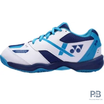 YONEX POWER CUSHION SHB 39 BADMINTON SHOE WHITE BLUE.