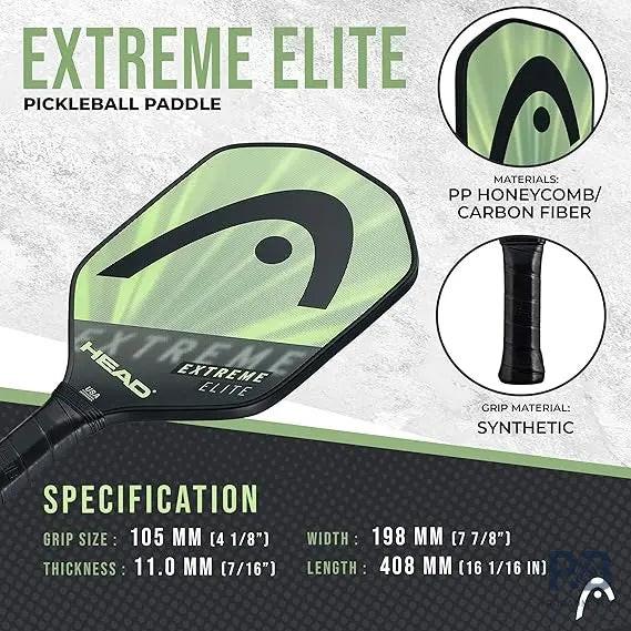 HEAD Extreme Elite Pickleball Paddle – Pro Paddle Ball in India | Best Pickleball Paddles India for Control & Power.