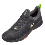 Yonex Sonicage 3 Power Cushion Tennis Shoes – Black Lime | Lightweight Speed & Comfort | ProBadminton.in.