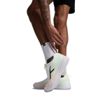 Hundred Blade Lite Badminton Shoe | White/Lime/Orange/Black.