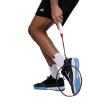 Hundred Blade Lite Badminton Shoe | BLACK/BLUE/YELLOW.