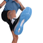 Hundred Blade Lite Badminton Shoe | BLACK/BLUE/YELLOW.
