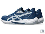 Asics Gel Rocket 12 Badminton Shoe | Mako Blue/ Piedmont Grey.