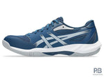 Asics Gel Rocket 12 Badminton Shoe | Mako Blue/ Piedmont Grey.