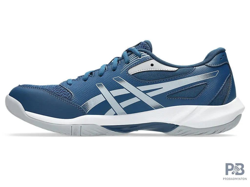 Asics Gel Rocket 12 Badminton Shoe | Mako Blue/ Piedmont Grey.