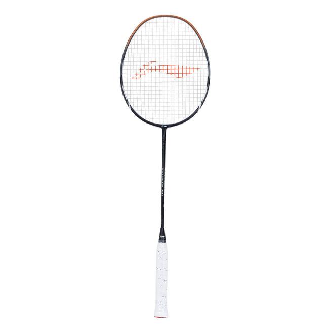 Li-Ning Windstorm 78 S Badminton Racket | Black/Bronze.