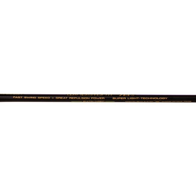 Li-Ning Windstorm 78 S Badminton Racket | Black/Gold.