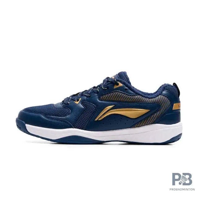 Lining Ultra 4 Badminton shoes (Navy / Gold).