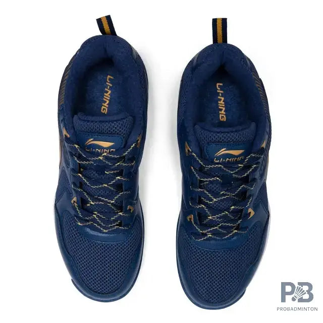 Lining Ultra 4 Badminton shoes (Navy / Gold).