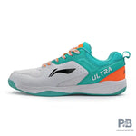 Lining Ultra Speed Badminton Shoes ( White/ Green /Orange).