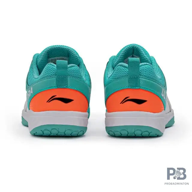 Lining Ultra Speed Badminton Shoes ( White/ Green /Orange).