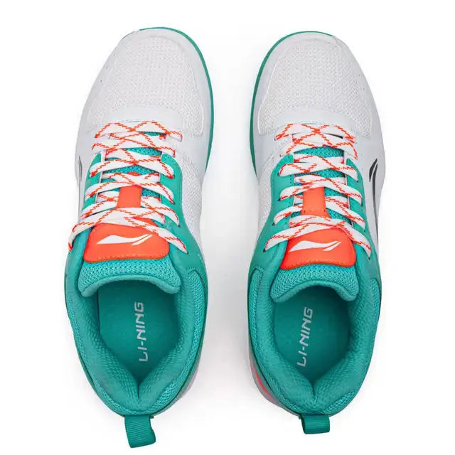 Lining Ultra Speed Badminton Shoes ( White/ Green /Orange).