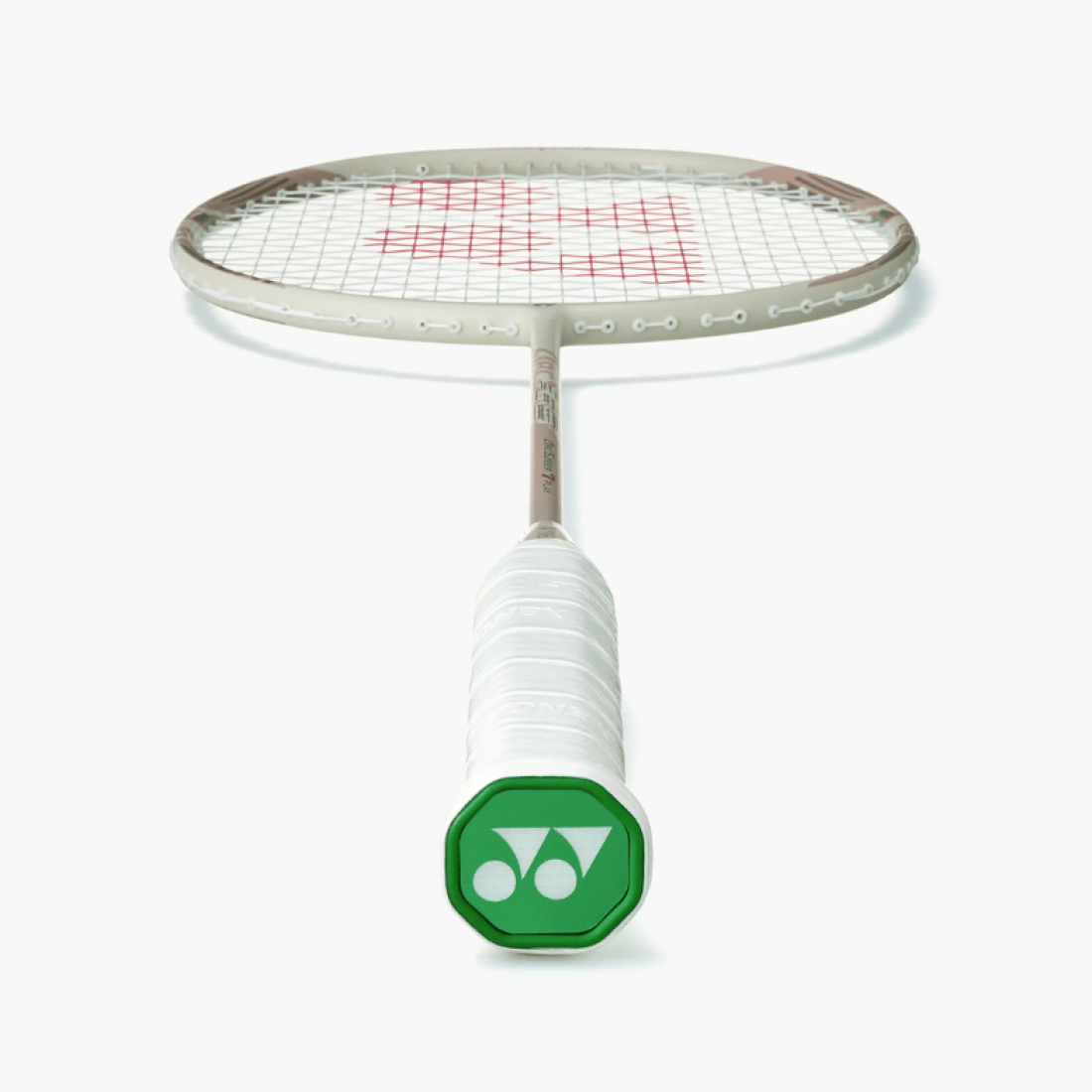 arcsaber 7 play badminton racket with cover light beige


