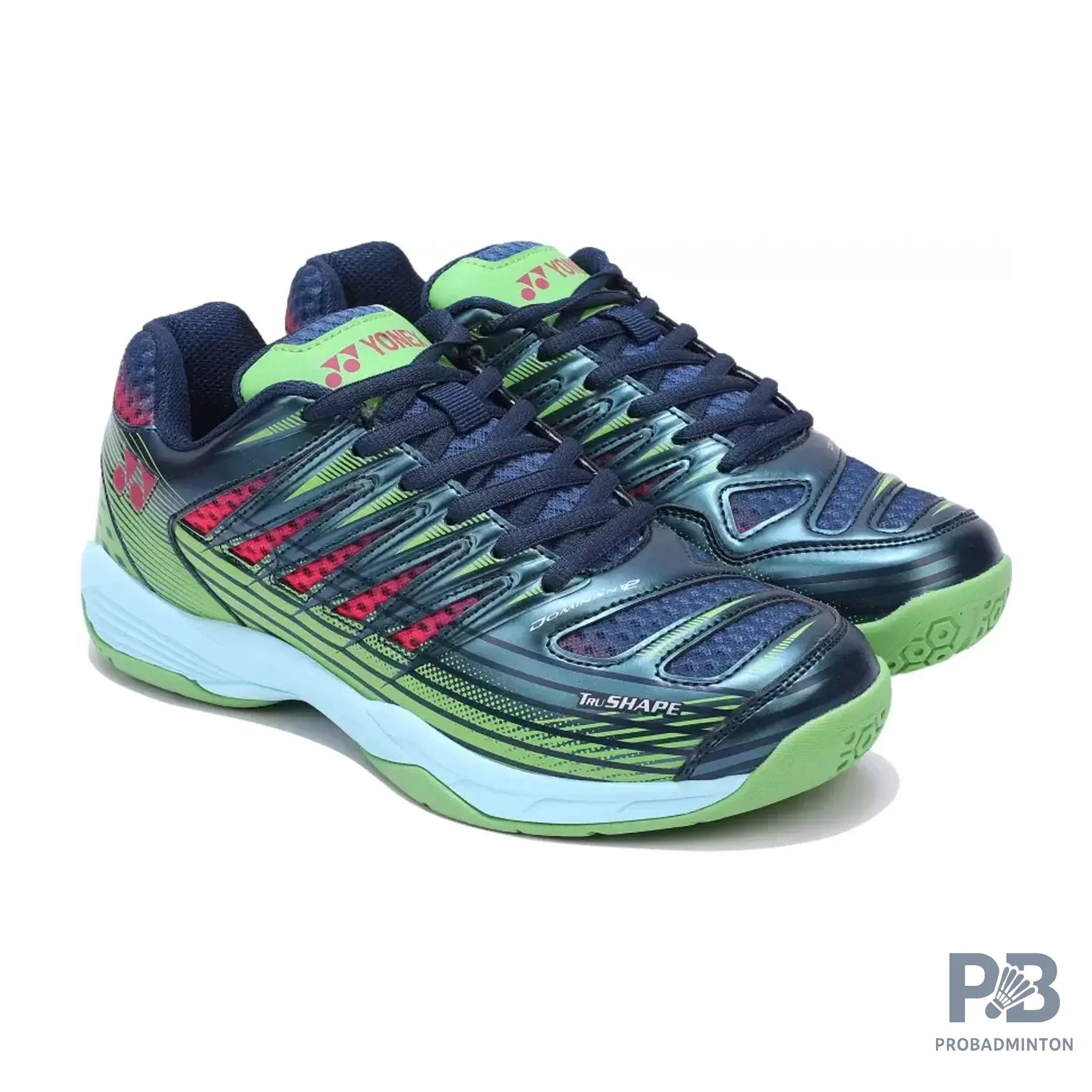 Yonex Tour Dominant 2 Mens Badminton Shoes ( Dark Sea/ Bright Lime/ Water Melon).